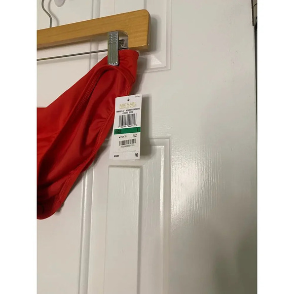 Michael by Michael Kors Classic Bikini Bottom Persimmon Size Large - Picture 3 of 7